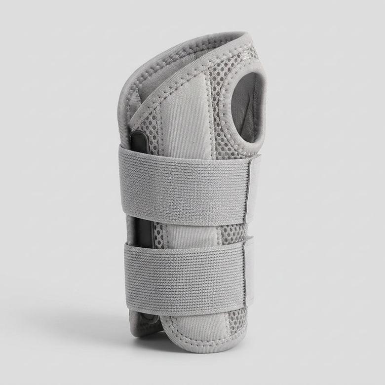 Gray variant wrist brace single isolated studio photo